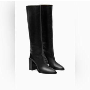 COS pointed leather boots
